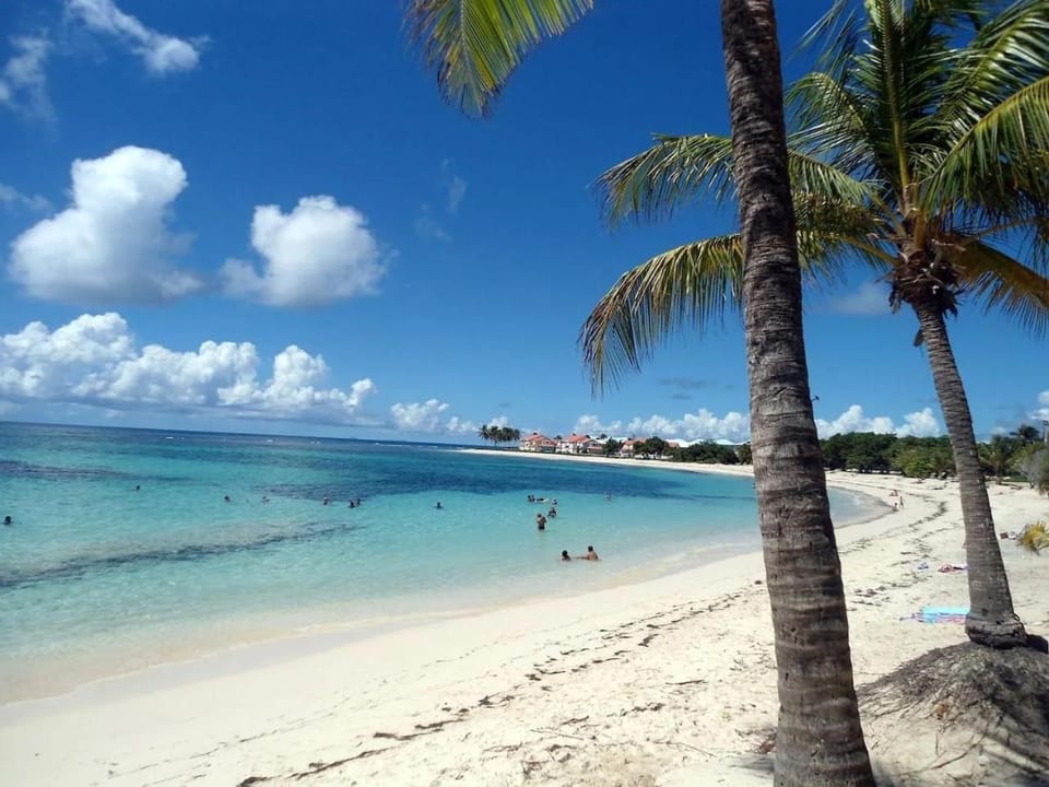 Madikera Resort Beach Near House in Grande-Terre, Guadeloupe