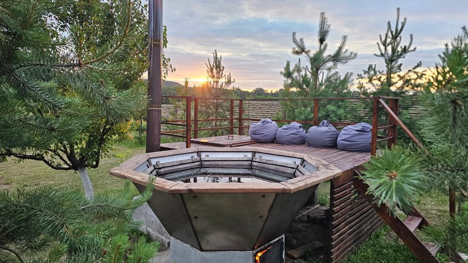 Hot Tub, Sunset