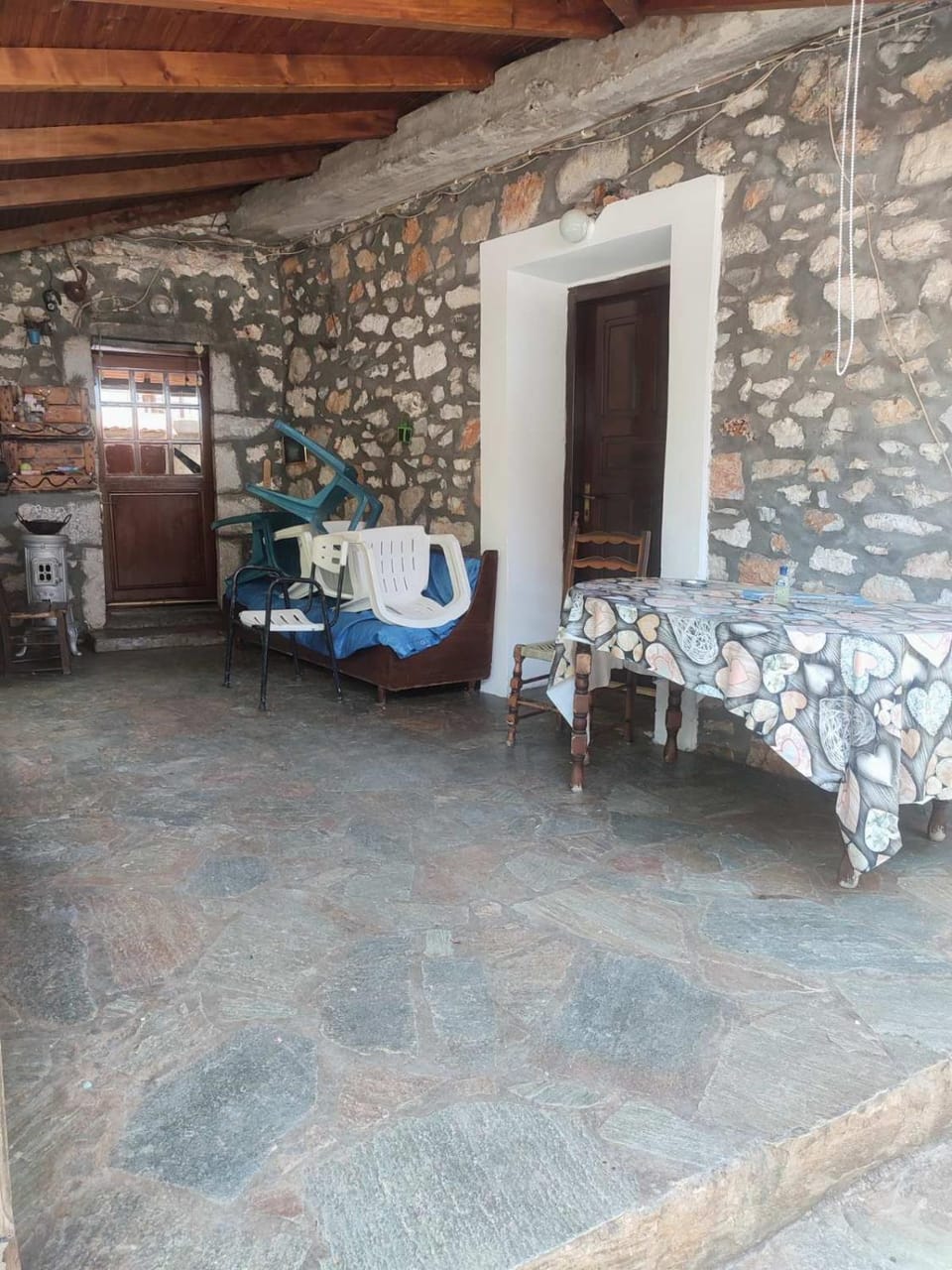 Traditional house at Mani House in Peloponnese Region