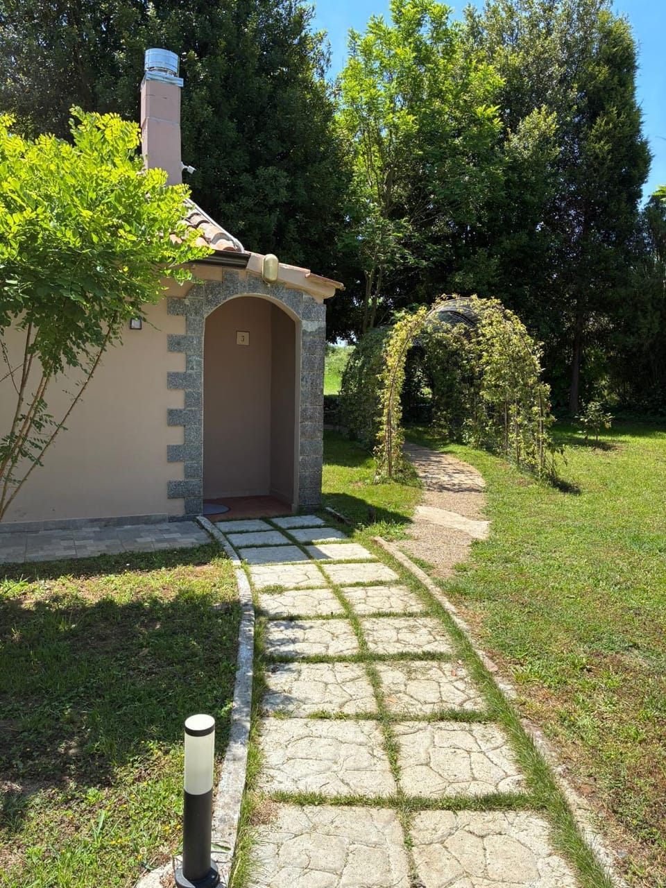 Property building, Spring, Garden view