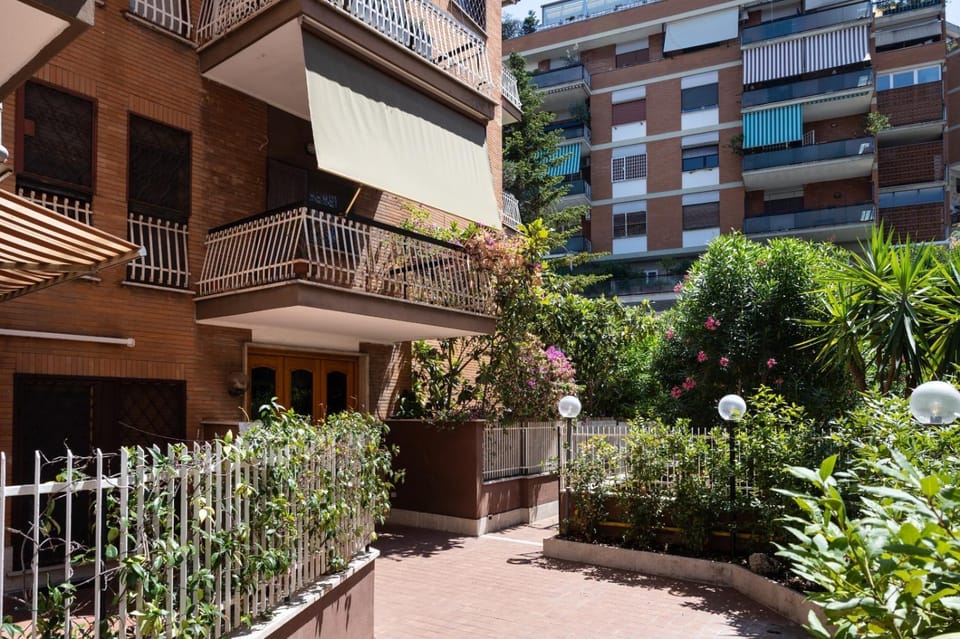 Property building, Garden view