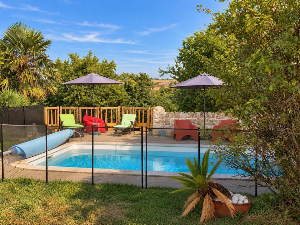 Summer, Swimming pool, sunbed