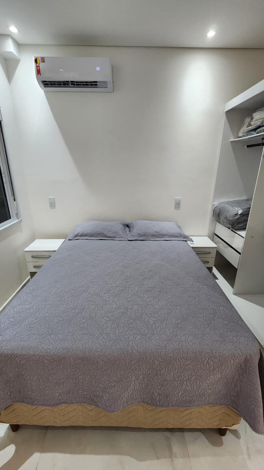 Bed, Photo of the whole room, Bedroom, wardrobe, air conditioner