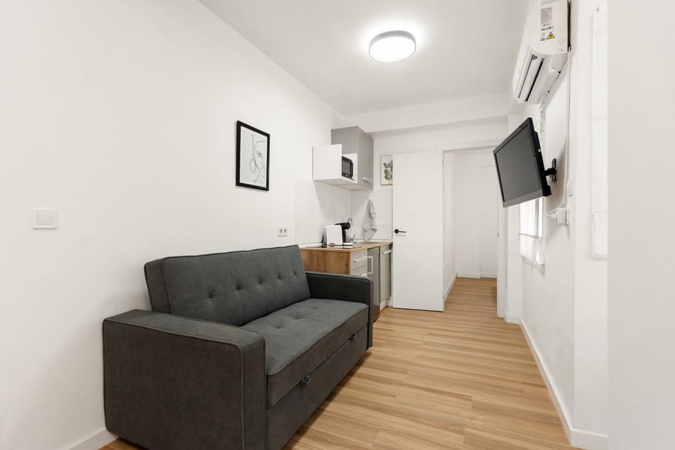Living room, air conditioner