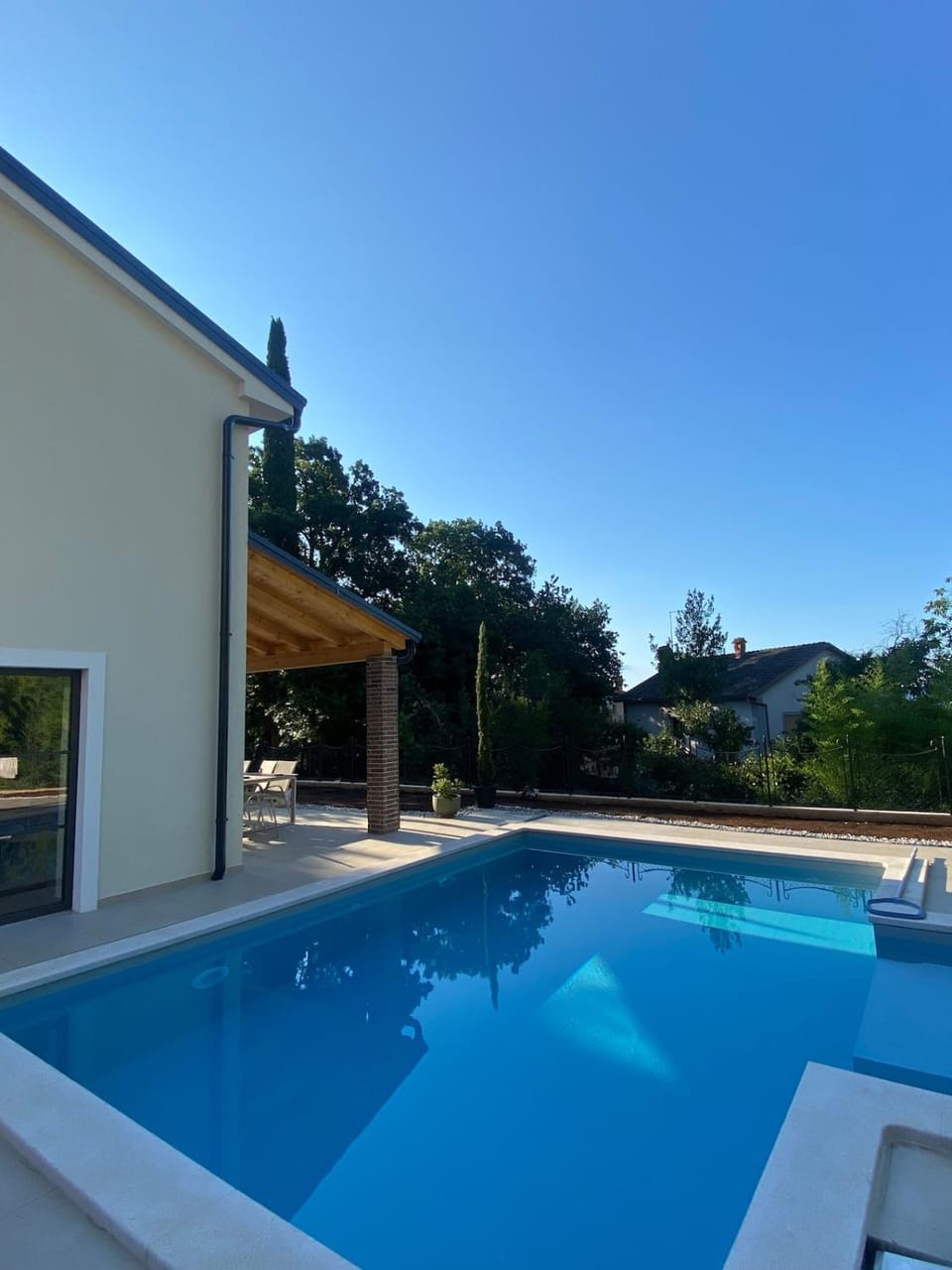 Property building, Pool view