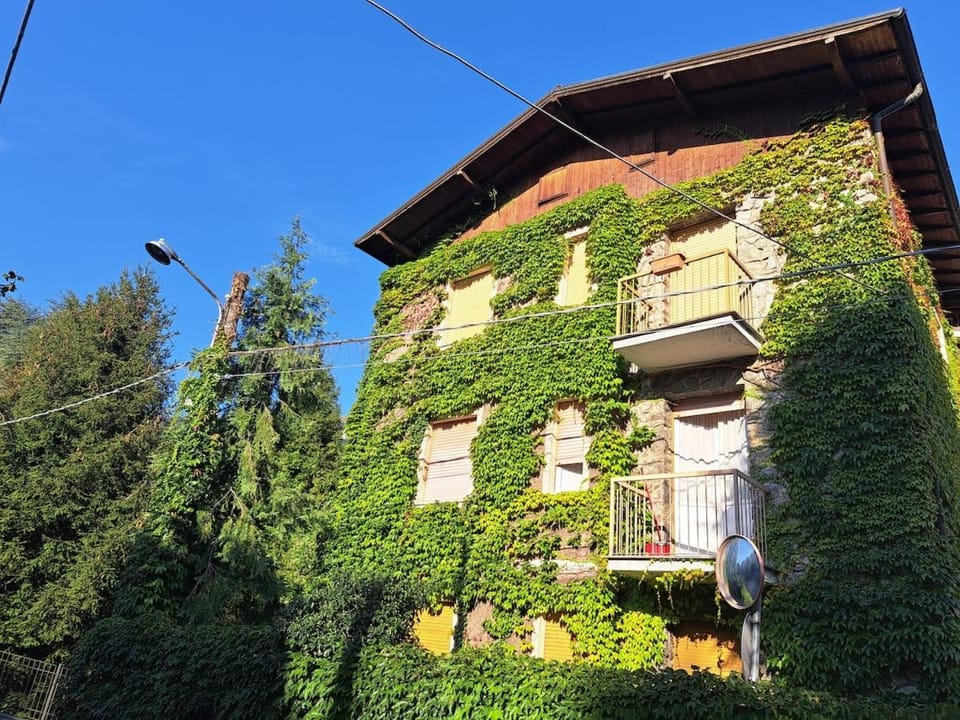 Dinky's apartment with a balcony overlooking the woods Apartment in Bellagio
