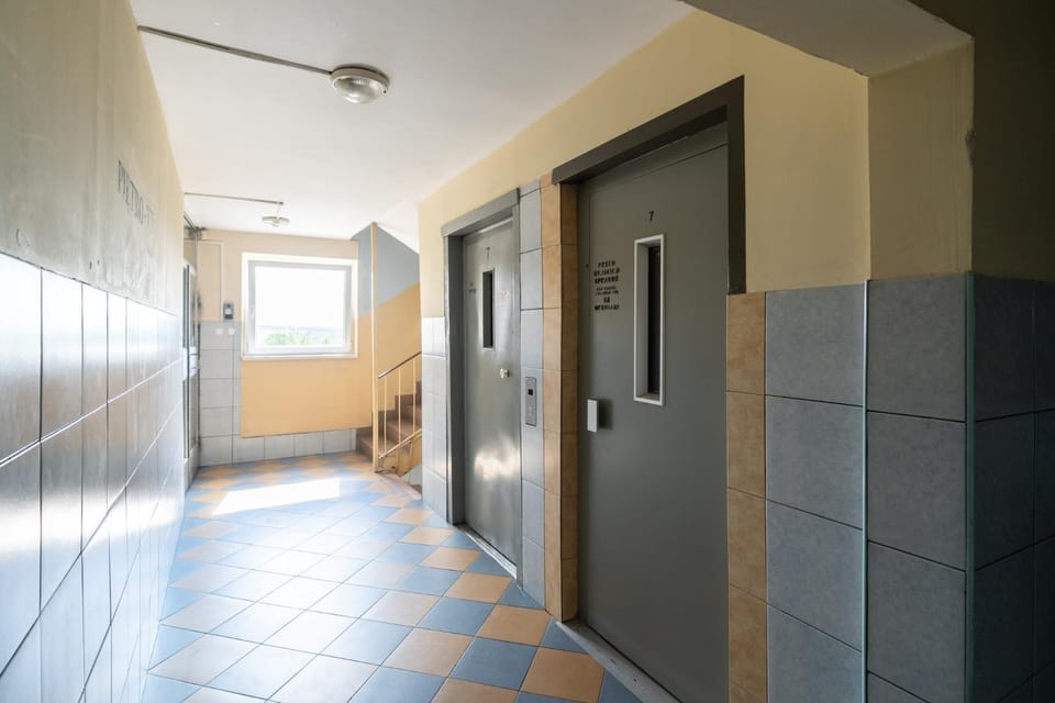 Property building, elevator