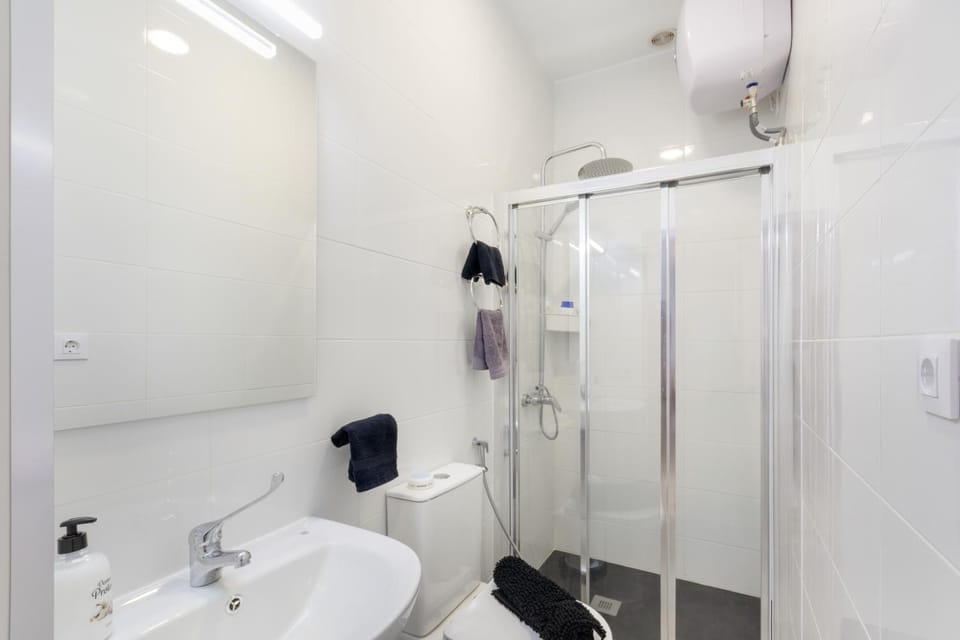 Bathroom, Living room