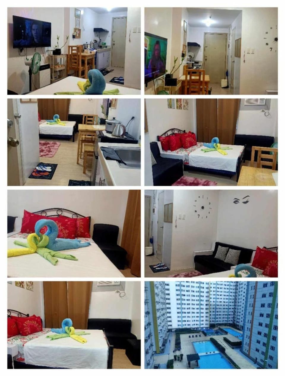 Bed, Living room, Bedroom