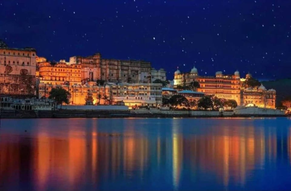 Property building, Night, Natural landscape, City view, Lake view
