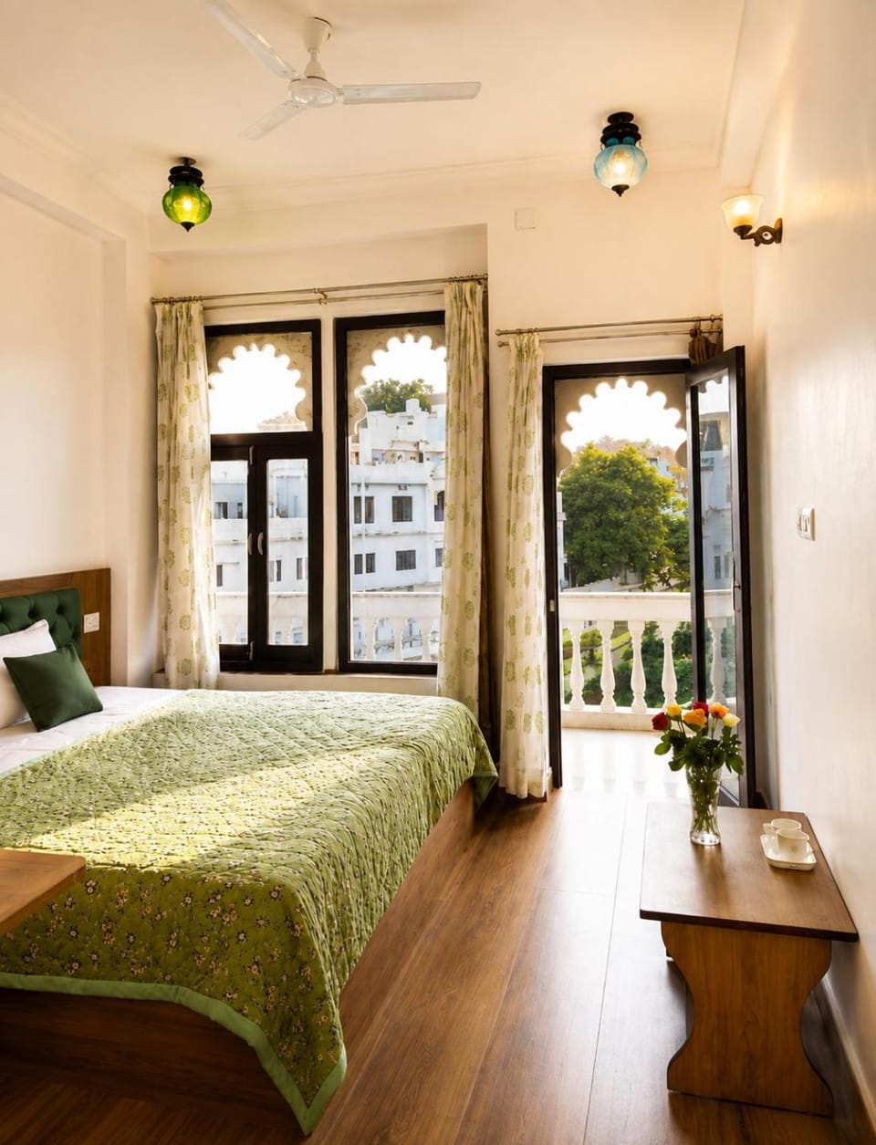 Bed, View (from property/room), Balcony/Terrace, Photo of the whole room, Bedroom
