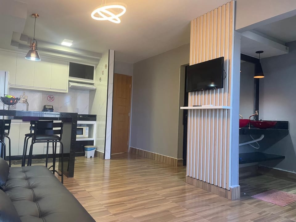 Eldorado Flat Service Host Hub | Localização Top em frente ao Clube Privé Apartment in State of Goiás