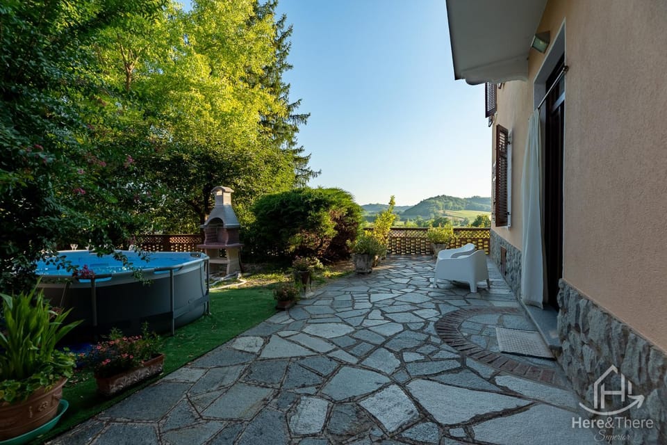 Spring, Day, Natural landscape, Garden view, Swimming pool