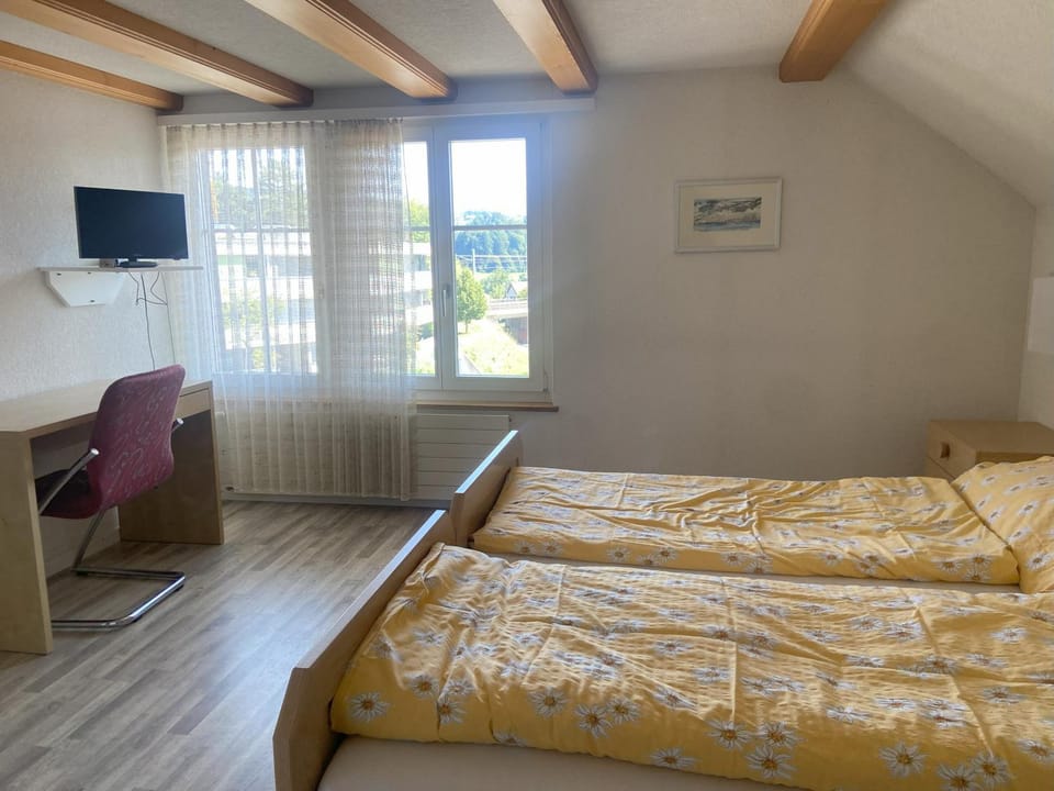 Bed, TV and multimedia, Photo of the whole room