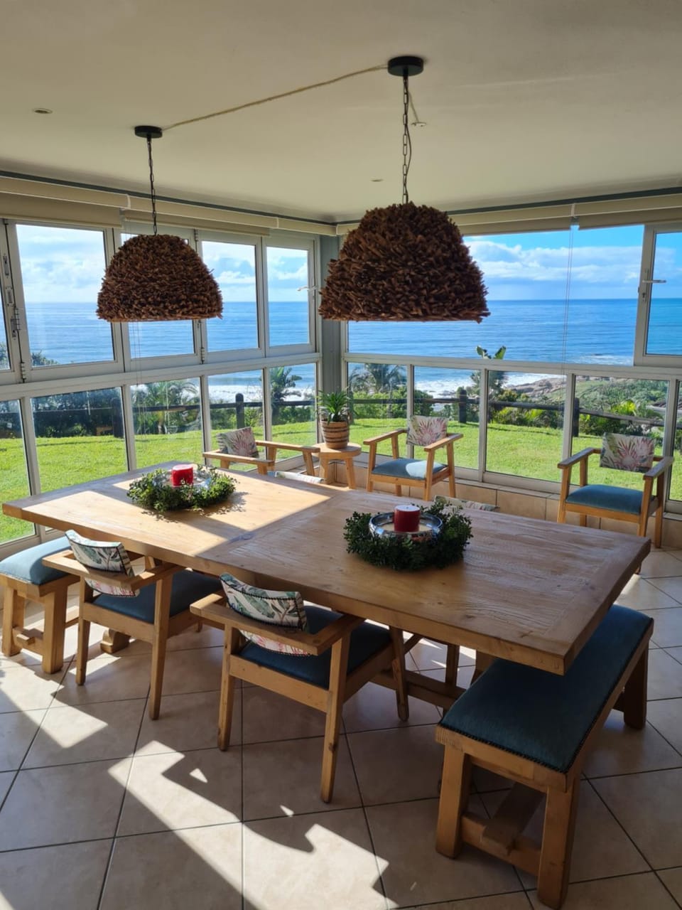 Day, Natural landscape, View (from property/room), Balcony/Terrace, Dining area, Sea view
