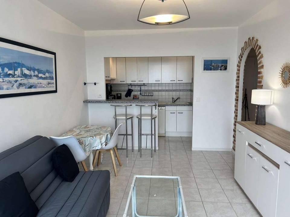 600 - Appart T2 vue mer sur les hauts de Tu Es Roc Apartment in Brittany
