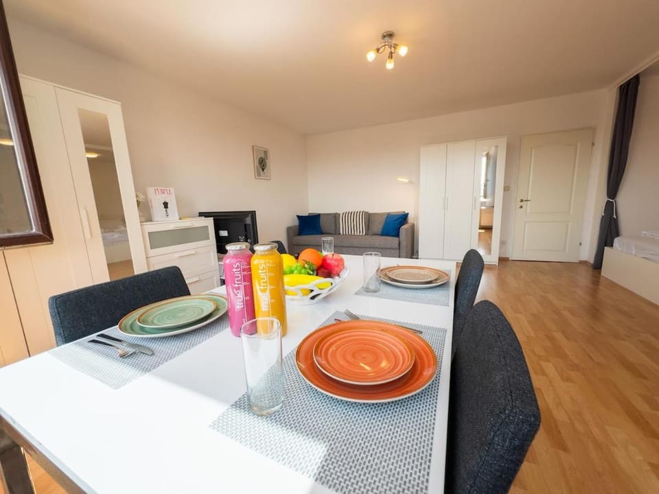 Bright Sunny Studio, AC, 15min to the city center, Smart TV Apartment in Vienna