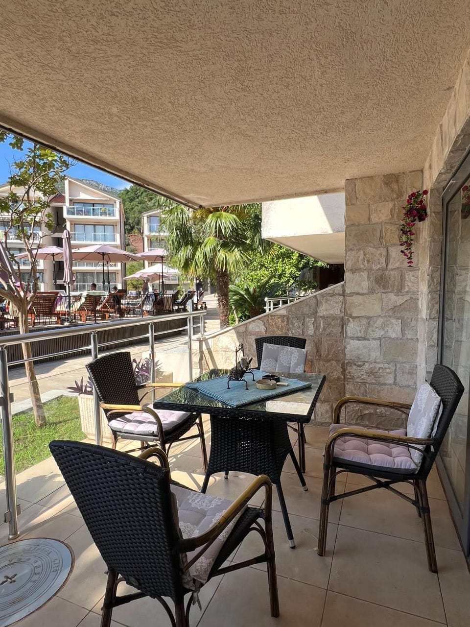 Property building, Day, View (from property/room), Balcony/Terrace, Seating area
