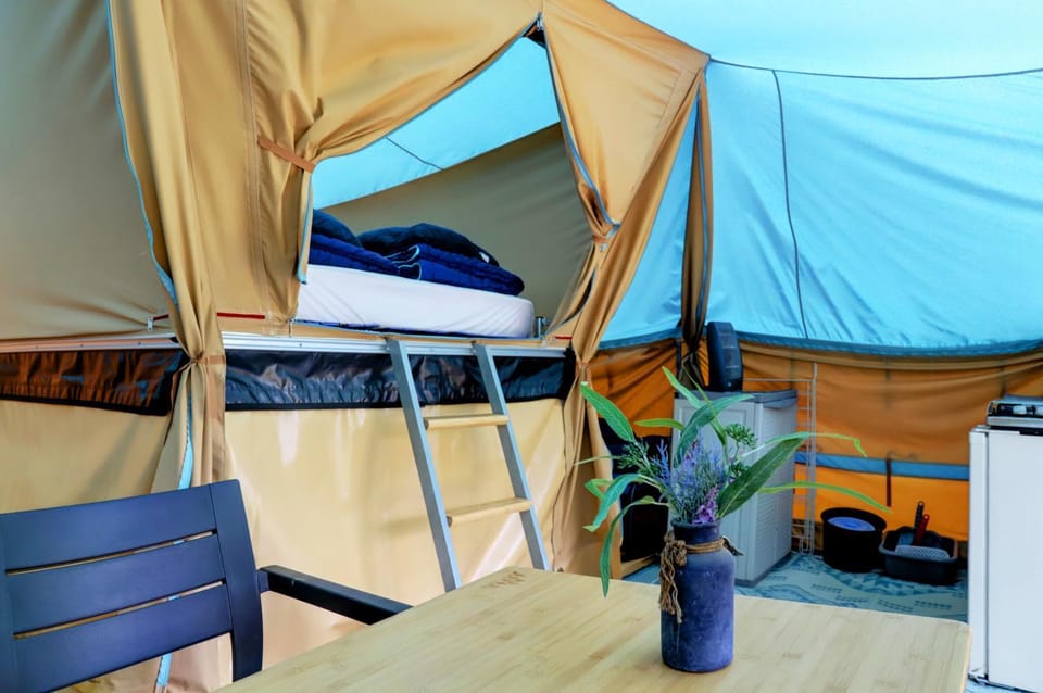 Lodge River wissel vr-ma camping Echternacherbrück Luxury tent in Rhineland-Palatinate