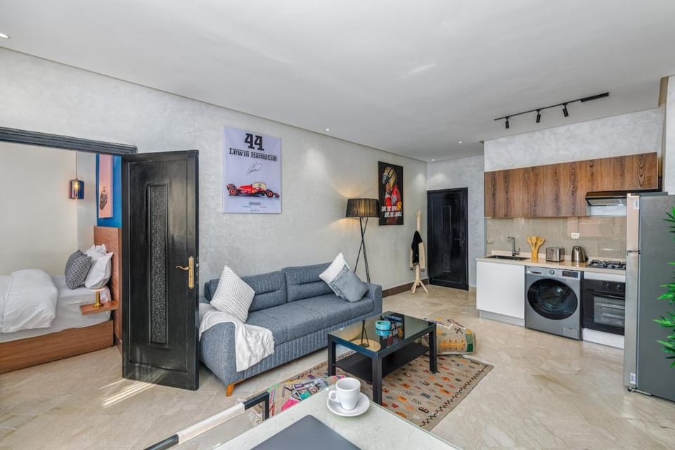 Condo in Gueliz inspired by motorsports Apartment in Marrakesh