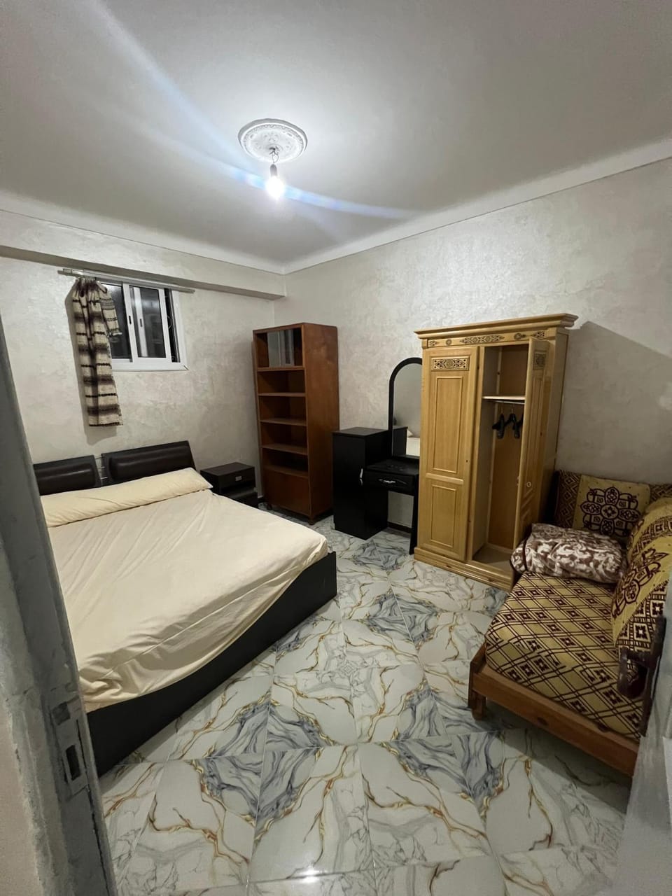 Bed, Photo of the whole room, Bedroom, wardrobe