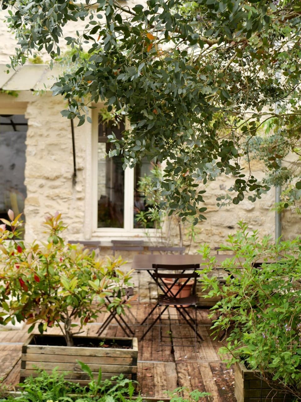 Property building, Patio