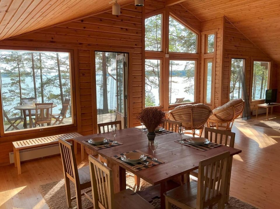 Natural landscape, Seating area, Dining area, Sea view