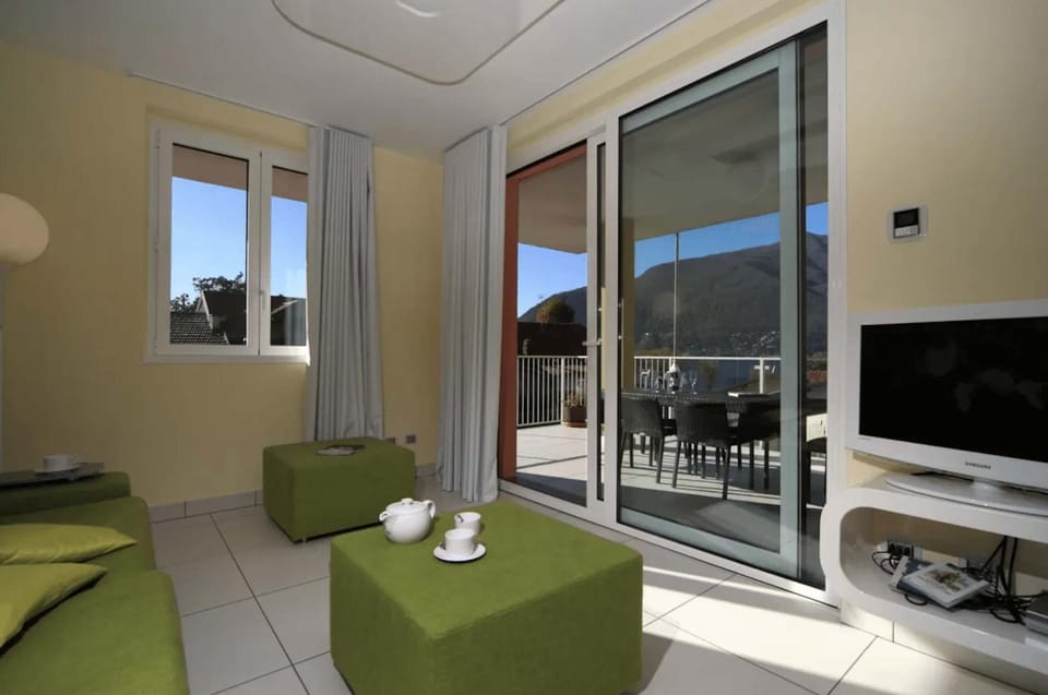 Apartment in Maccagno with pool Apartment in Canton of Ticino