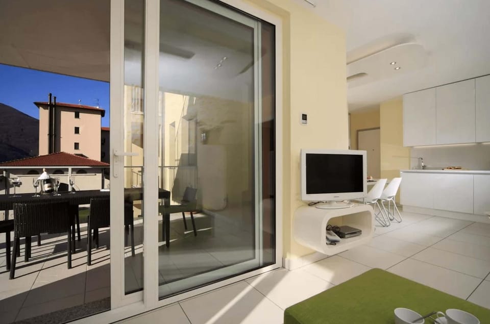 Apartment in Maccagno with pool Apartment in Canton of Ticino