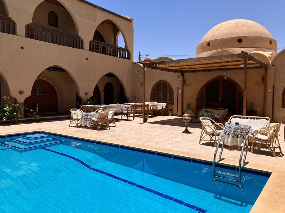 Seating area, Pool view, Inner courtyard view