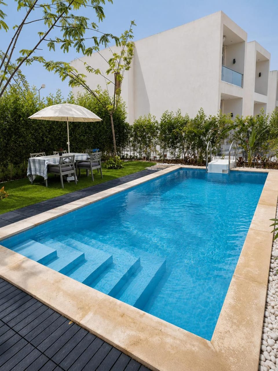 Spacious Private Villa Private Pool, Garden, Ideal for Long Stay in Alamein Villa in Egypt