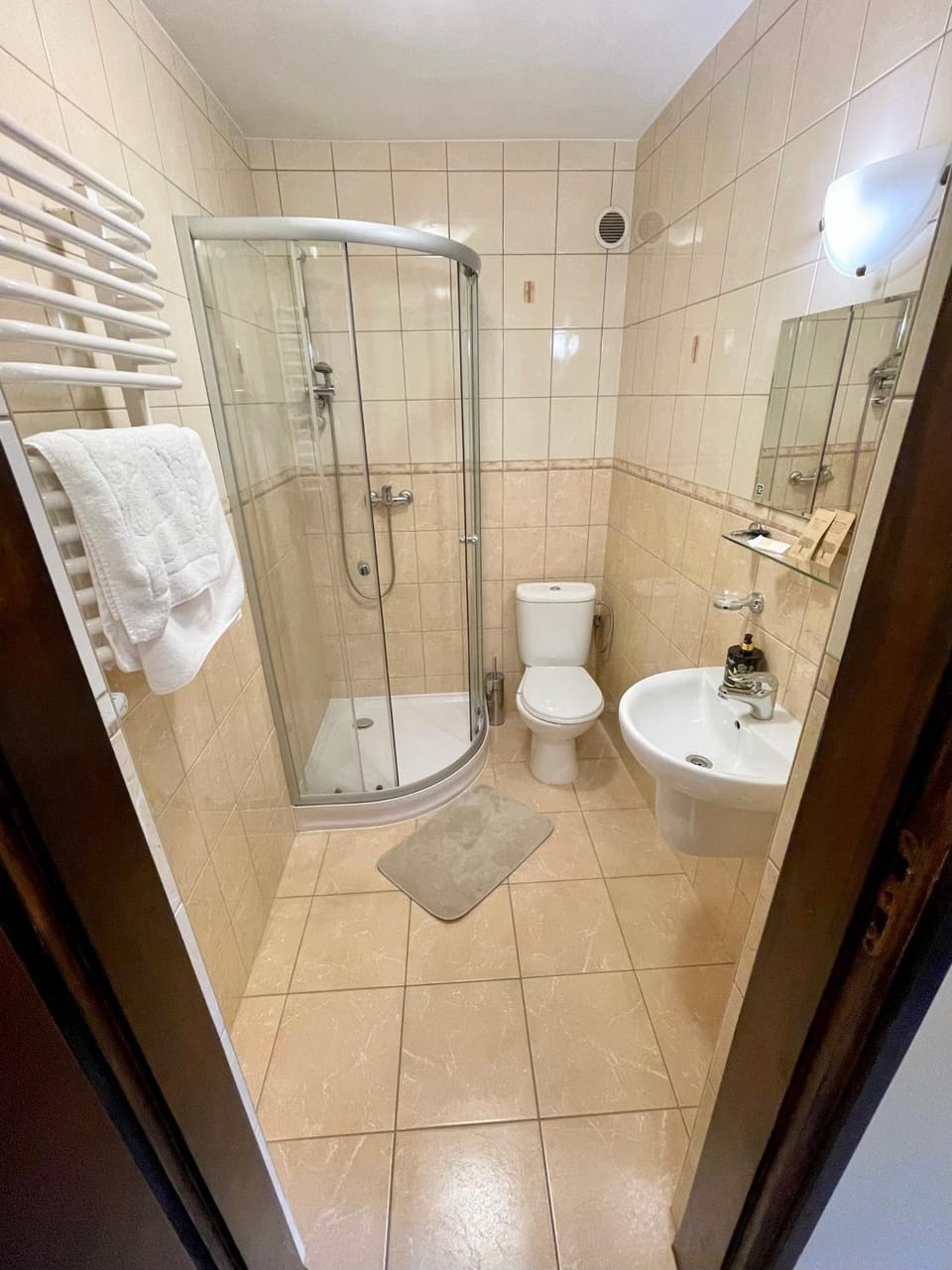 Shower, Toilet, Bathroom, towels