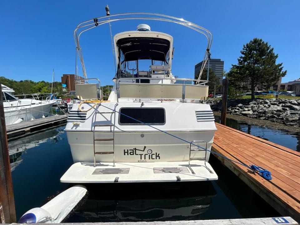 HatTrick Sea View Docked boat in Dartmouth