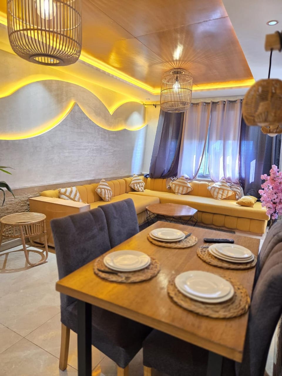 Blue Bay Village Appartement Cocooning en Rez-de-Jardin avec Vue Mer dans une Résidence Sécurisée à Moulay Abdallah près El Jadida Apartment in Casablanca-Settat