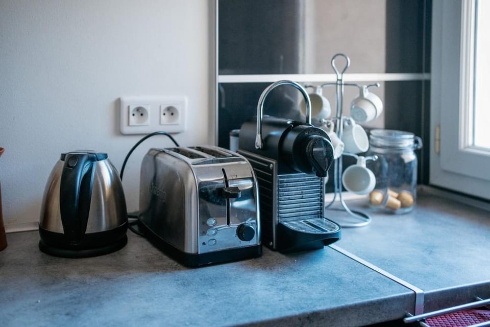 Coffee/tea facilities, Kitchen or kitchenette, toaster