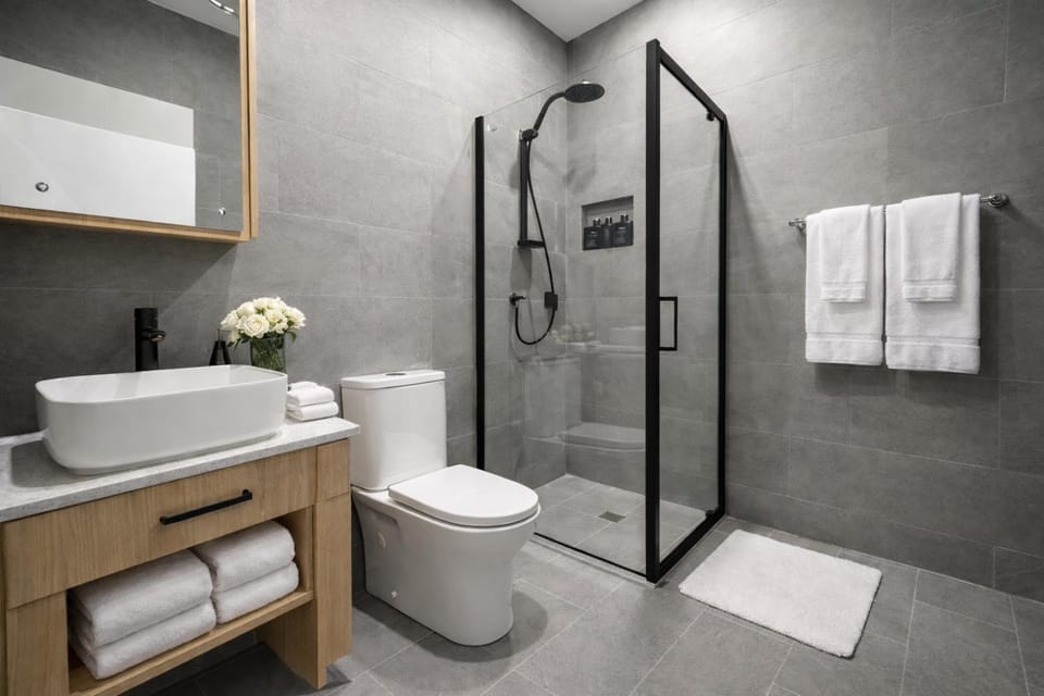 Shower, Toilet, Bathroom
