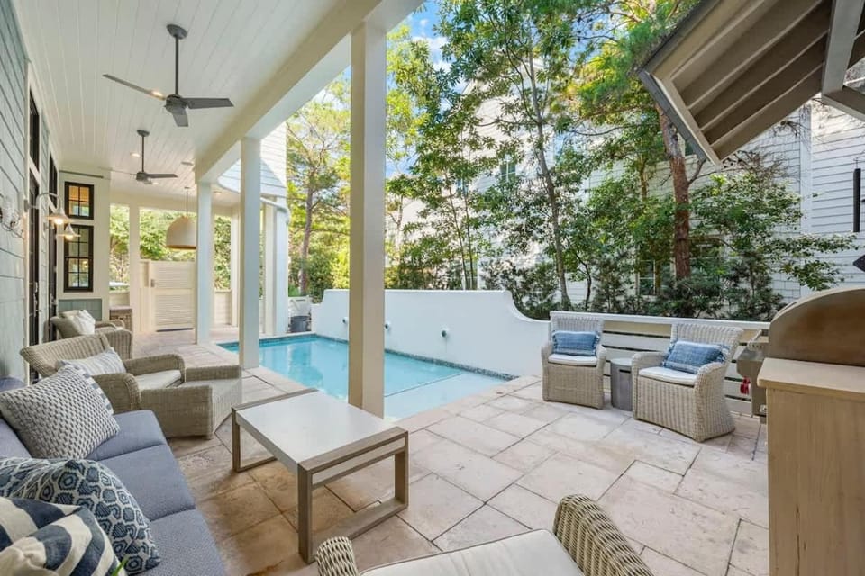 Grateful Tide By Stay on 30a, Private Beach- Golf Cart! House in South Walton County
