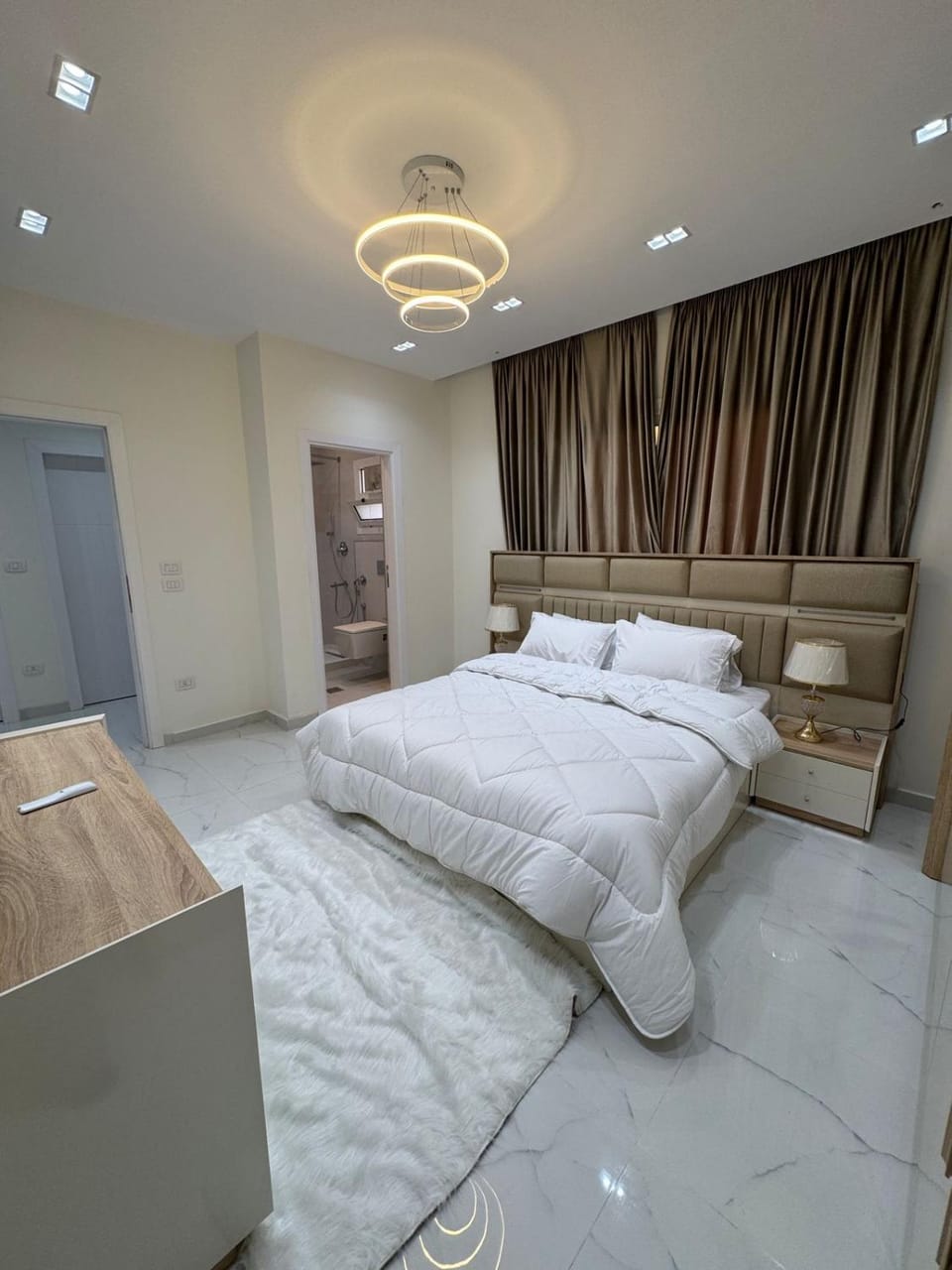 Bed, Photo of the whole room, Bedroom, wardrobe