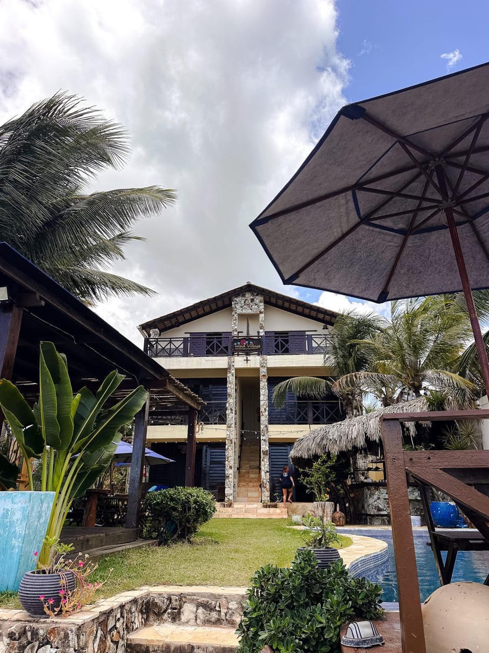 Property building, Garden view