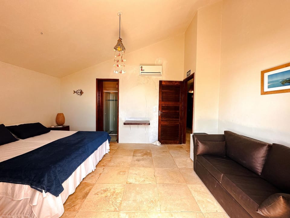Bed, Photo of the whole room, Bedroom, air conditioner