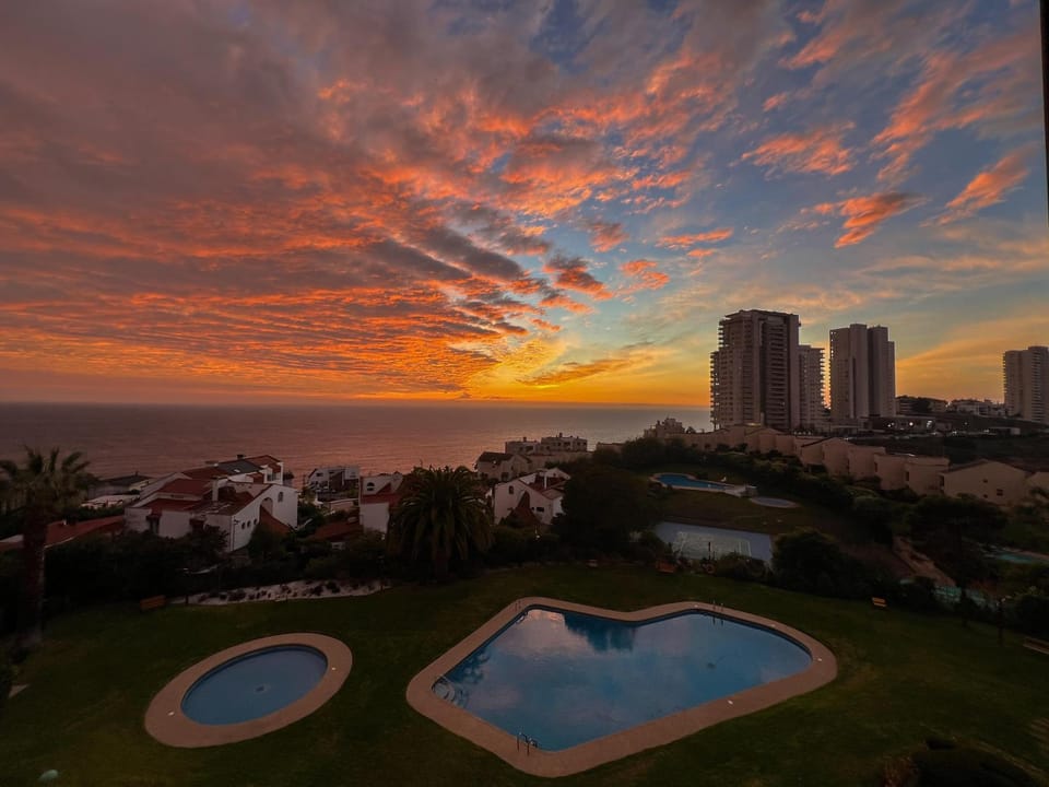 Day, Natural landscape, Bird's eye view, Pool view, Sea view, Swimming pool, Sunrise, Sunset
