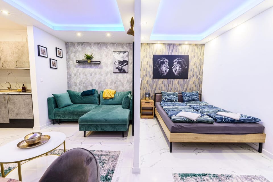 Monochrome Nest Apartment in Budapest