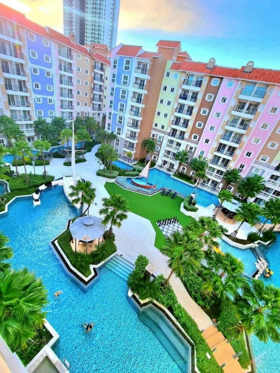 Natural landscape, Pool view