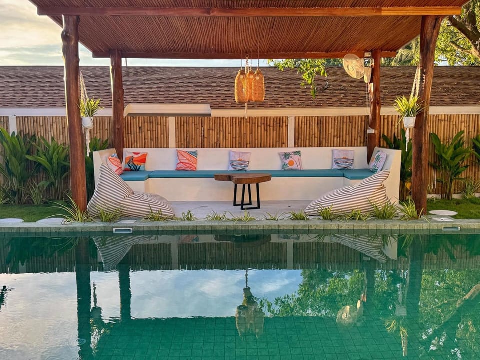 Patio, Day, Natural landscape, Pool view