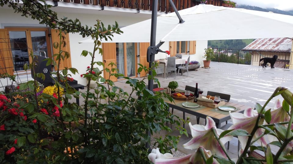 Property building, Garden view