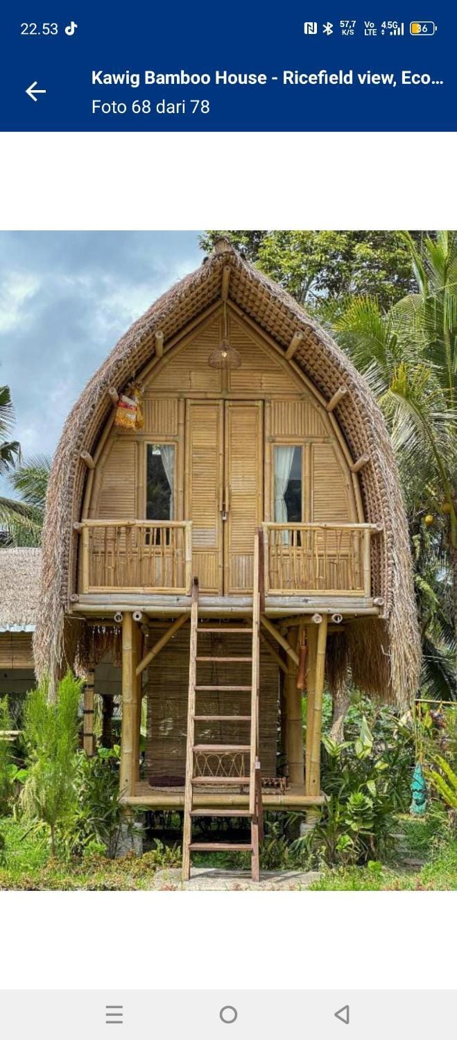 Tree bamboo house Farm Stay in Tampaksiring