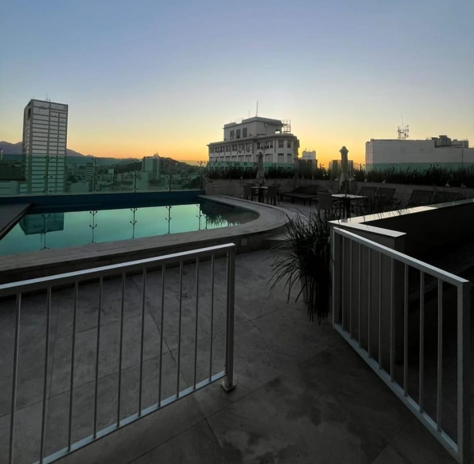 Swimming pool, Sunset