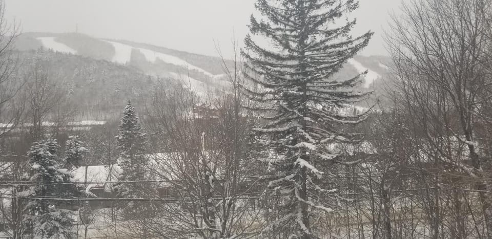 Natural landscape, Winter, Mountain view