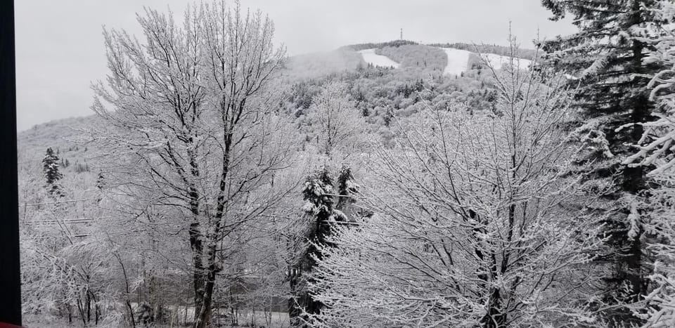 Natural landscape, Winter, Mountain view