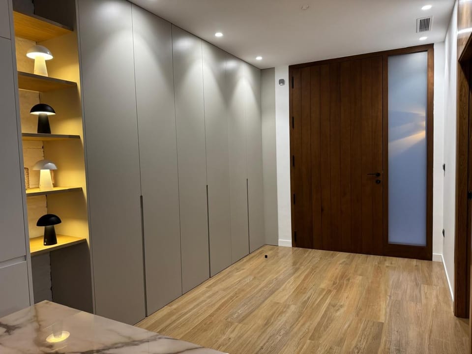 Lobby or reception, wardrobe